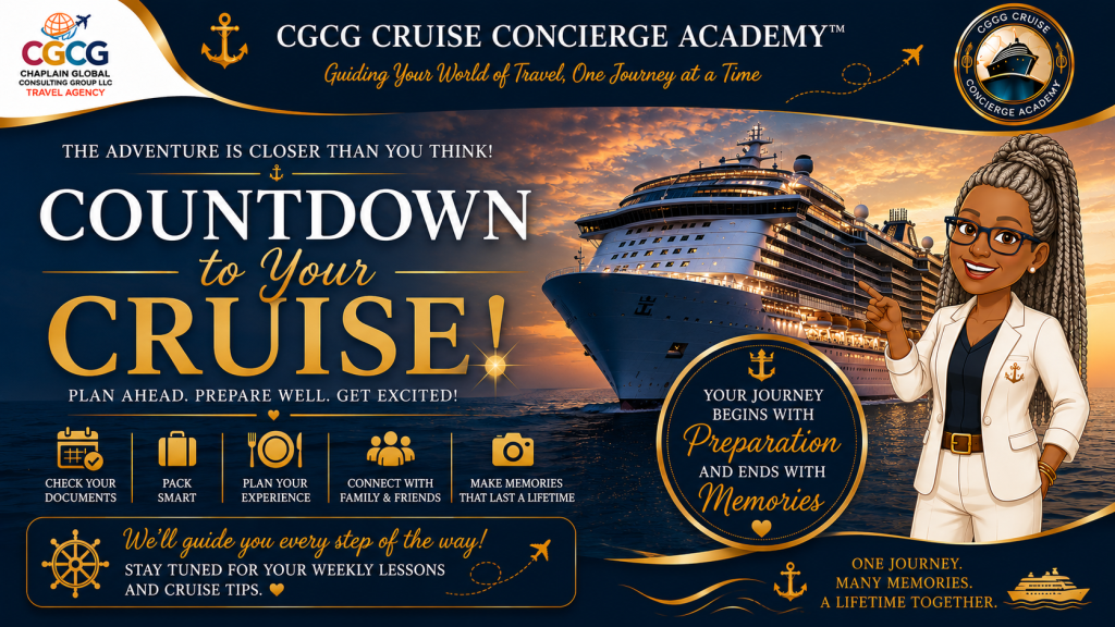 countdown to your cruise